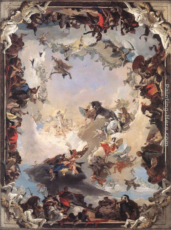 720x963 Giovanni Battista Tiepolo Allegory Of The Planets And Continents - Giovanni Battista Tiepolos Painting