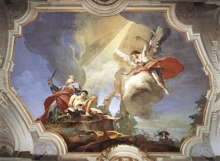 720x528 Giovanni Battista Tiepolo The Sacrifice Of Isaac Painting Best - Giovanni Battista Tiepolos Painting