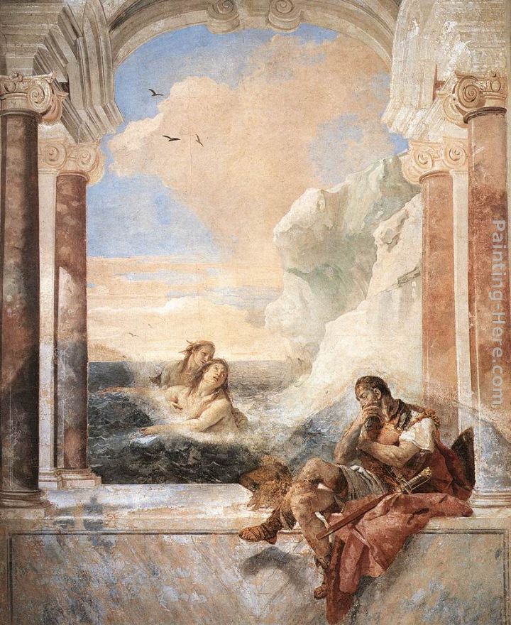 720x880 Giovanni Battista Tiepolo Thetis Consoling Achilles Painting - Giovanni Battista Tiepolos Painting