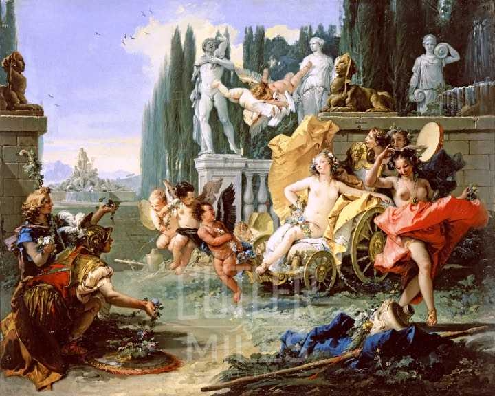 720x576 The Empire Of Flora By Giovanni Battista Tiepolo Art Reproduction - Giovanni Battista Tiepolos Painting