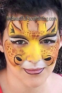 Giraffe Face Painting