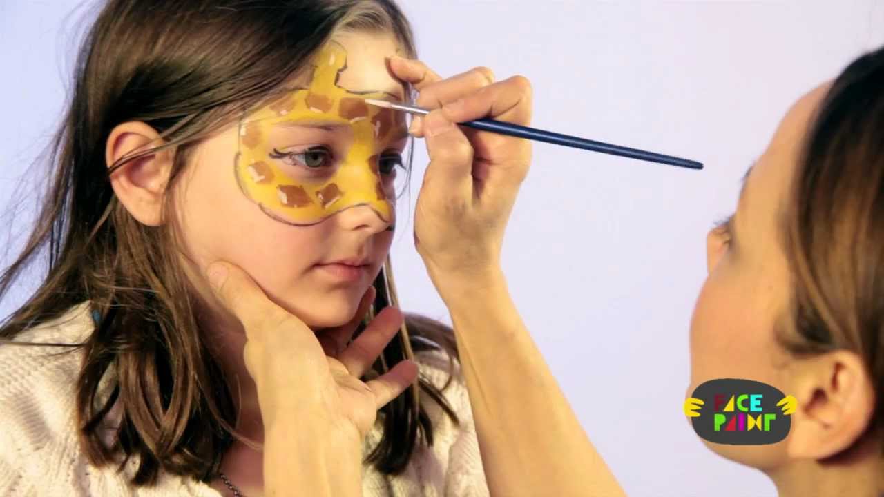 1280x720 Giraffe Face Painting Tutorial - Giraffe Face Painting