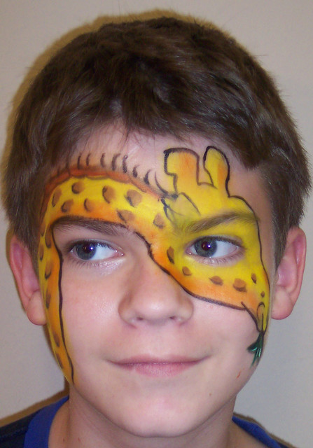 Giraffe Face Painting at PaintingValley.com | Explore collection of ...