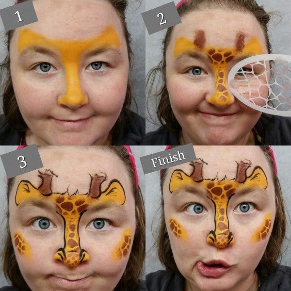 600x600 Fast Giraffe Tutorial - Giraffe Face Painting