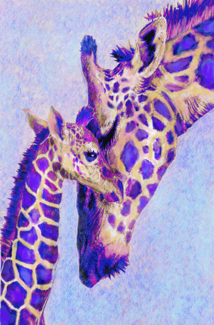 429x650 Stunning Giraffe Artwork For Sale On Fine Art Prints - Giraffe Painting