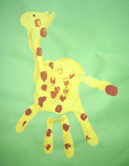 450x578 Animal Crafts Giraffe Crafts For Kids Giraffe Painting Craft Craft - Giraffe Painting For Kids