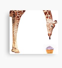 210x230 Giraffe Watercolor Painting Amp Mixed Media Canvas Prints Redbubble - Giraffe Watercolor Painting