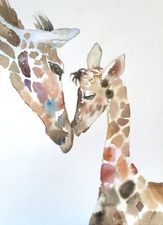 236x326 How To Paint A Giraffe In Watercolor, Part 1 Of 2 Art - Giraffe Watercolor Painting