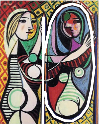 397x495 Epph Picasso's Girl Before A Mirror (1932) - Girl Before A Mirror Painting