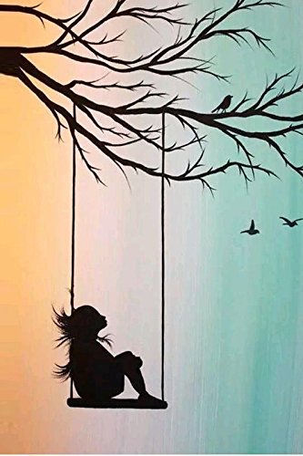 333x500 Aman Girl On Swing Painting 3d Back Cover For Vivo Y51l Amazon.in - Girl In A Swing Painting