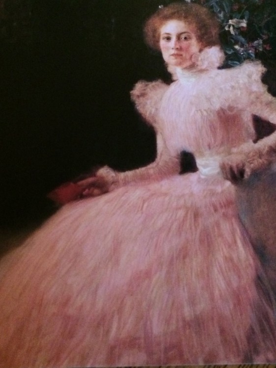 562x750 I Find Some Postcards Of The Paintings Of The Belvedere - Girl In Pink Dress Painting