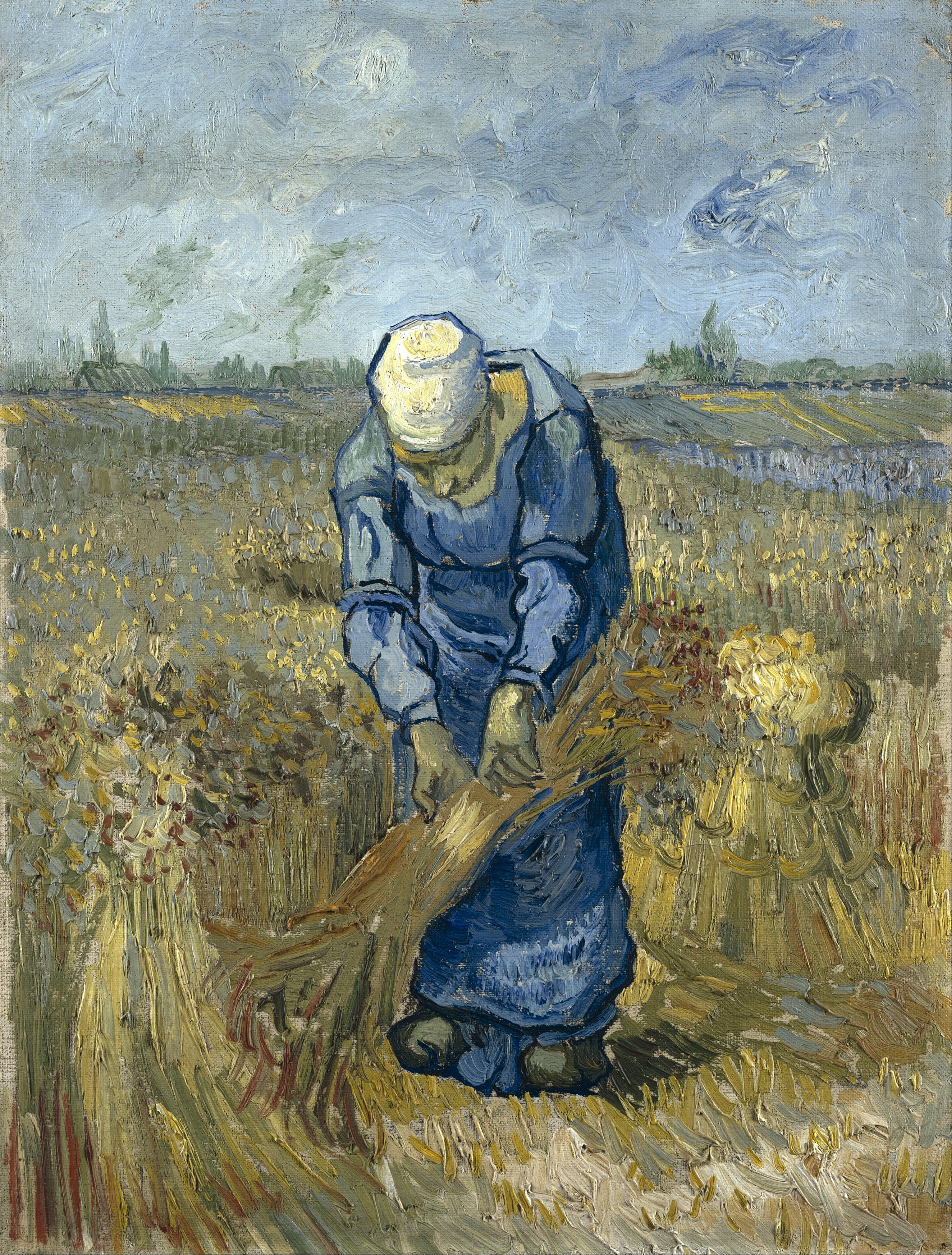 2481x3270 Filevincent Van Gogh - Girl In Wheat Field Painting