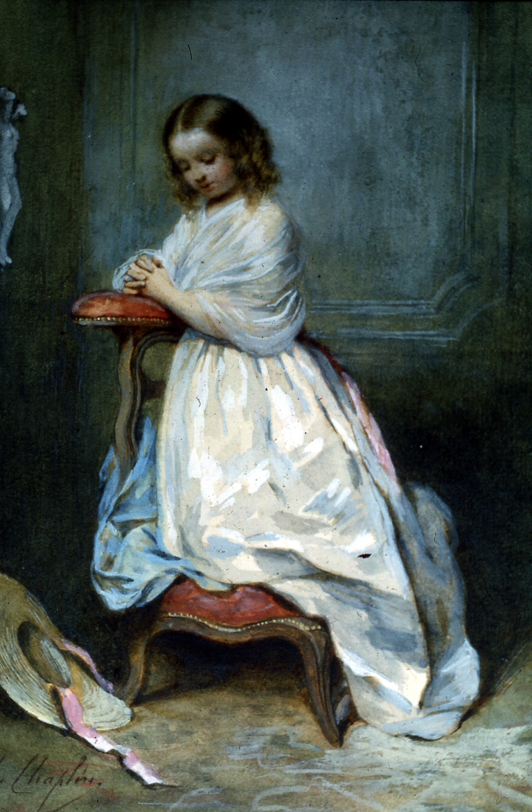 768x1171 Filecharles Chaplin - Girl In White Dress Painting