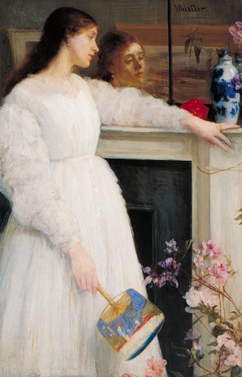 987x1536 Symphony In White, No. 2 The Little White Girl', James Abbott - Girl In White Painting