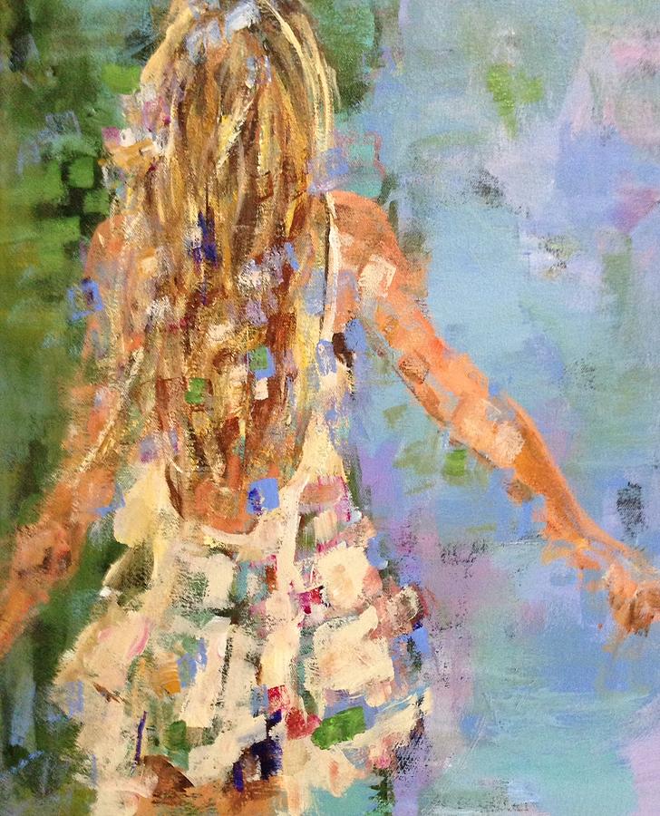 728x900 Girl Interrupted Painting By Molly Wright - Girl Interrupted Painting