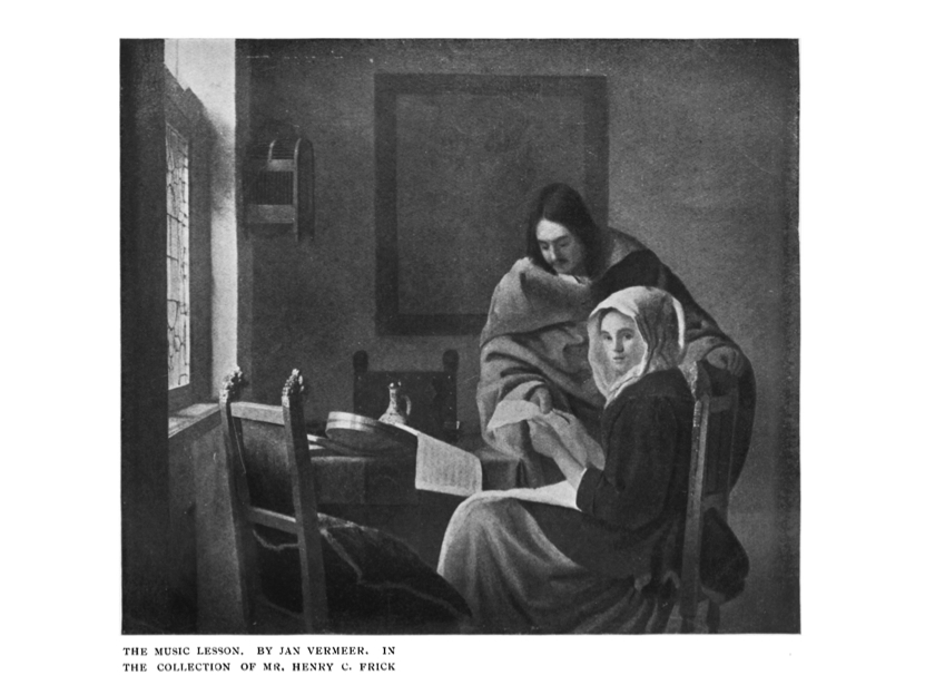 831x606 Vermeer Interrupted A Study Of Johannes Vermeer'S - Girl Interrupted Painting