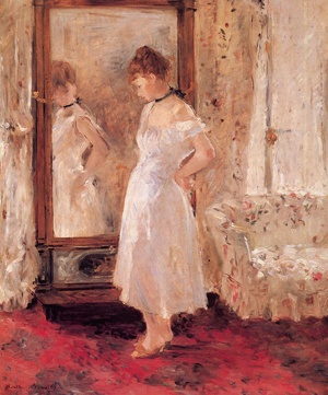300x361 The 308 Best Woman Girl Amp Mirror Images On Mirrors - Girl Looking In Mirror Painting