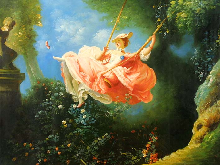 Girl On Swing Painting At PaintingValley Com Explore Collection Of   Girl On Swing Painting 6 