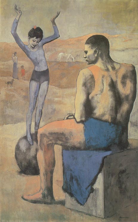 463x740 Thischristianguy Picasso's Girl On A Ball 1905 - Girl On The Ball Painting