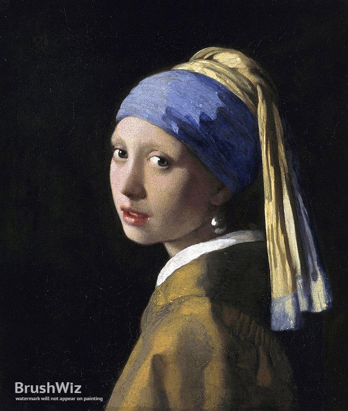 678x800 The Girl With A Pearl Earring By Johannes Vermeer - Girl Painting Art