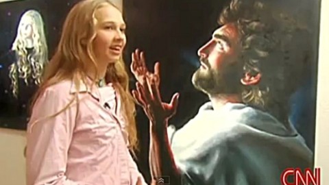 480x270 God Gives 12 Year Old Girl Visions - Girl Painting Jesus