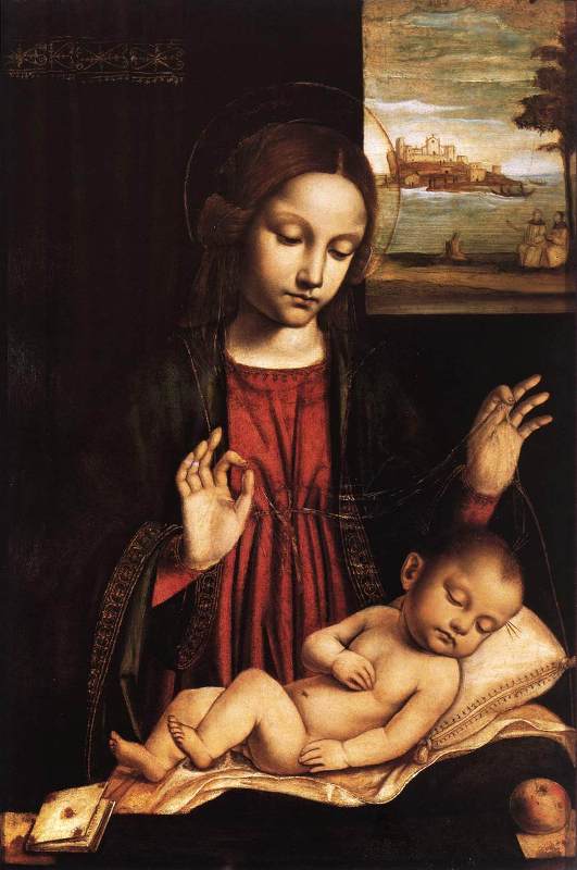 531x800 The Birth Of Christ Famous Paintings - Girl Painting Jesus