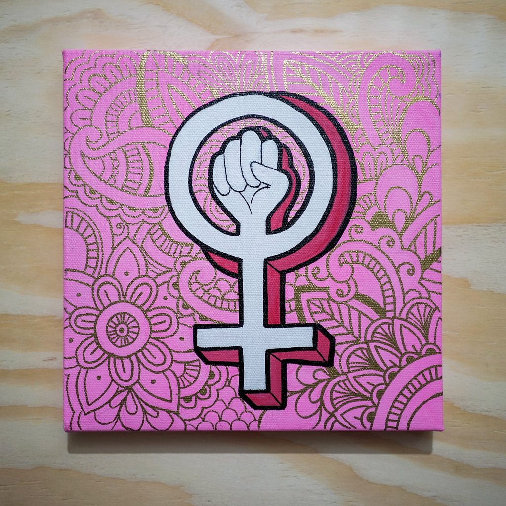 Girl Power Painting at Explore collection of Girl