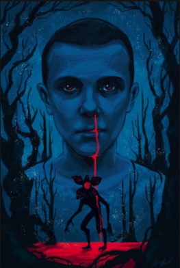 263x392 Girl Power Stranger Things Sci Fi Tv Shows Retro Vintage Classic - Girl Power Painting