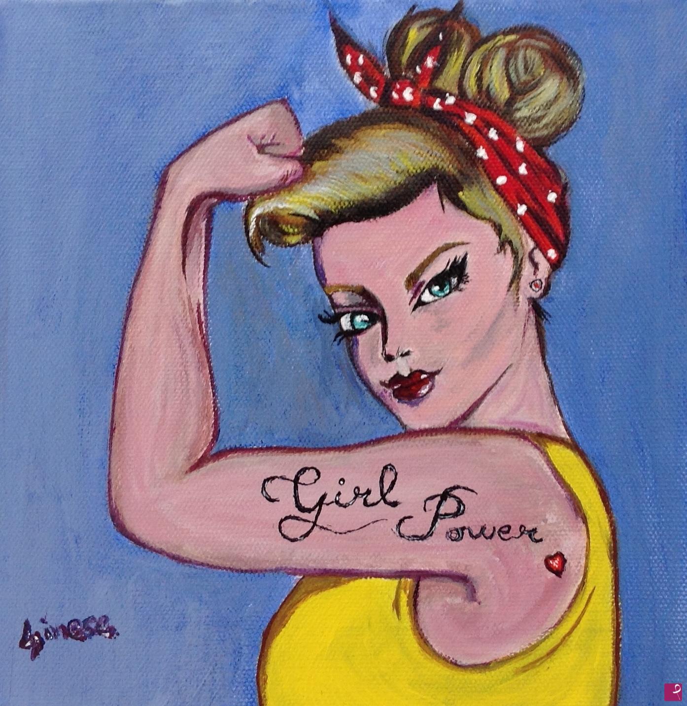 1394x1433 Sale Painting - Girl Power Painting