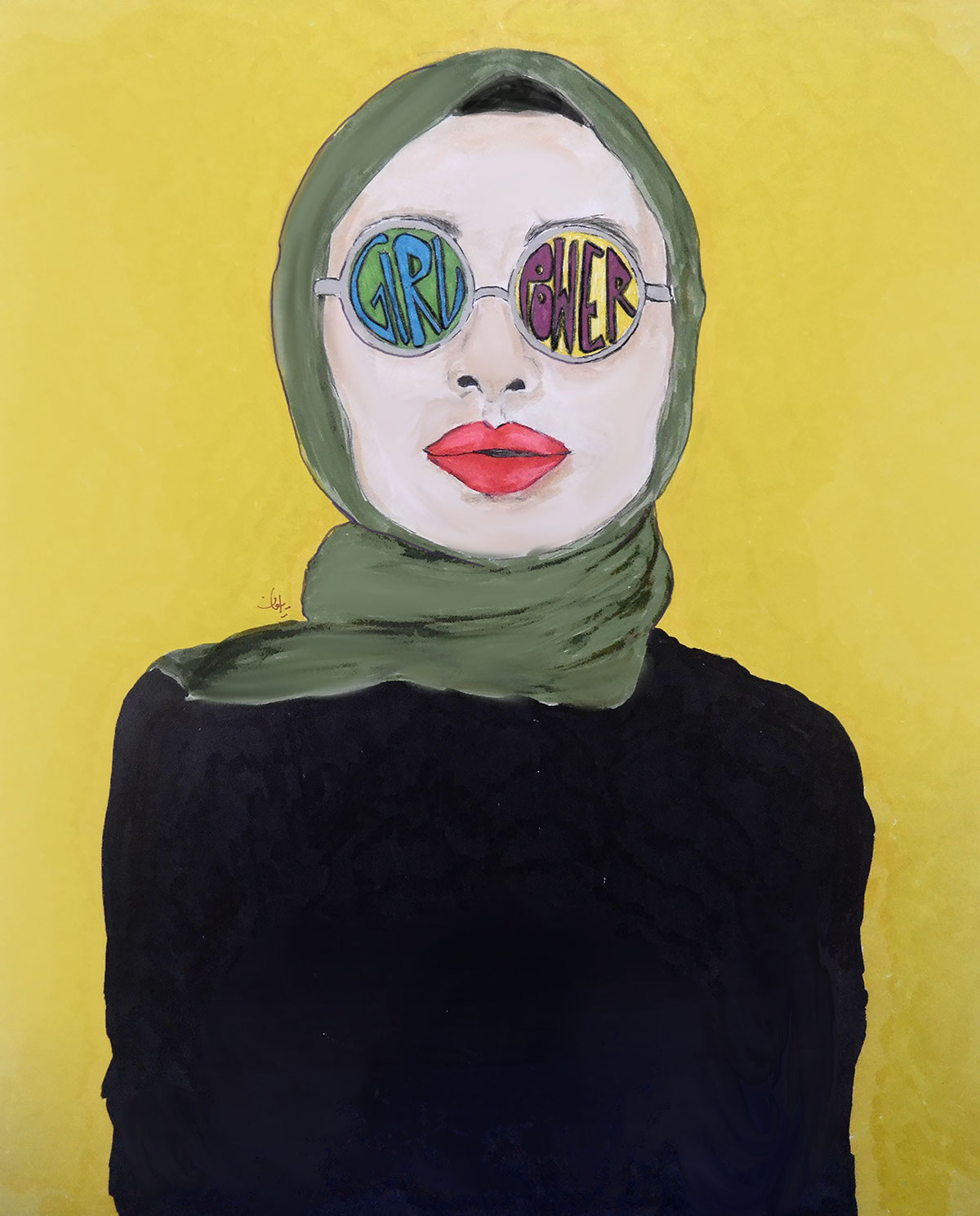 1200x1489 Girl Power Series On Wacom Gallery - Girl Power Painting