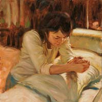 199x199 Prayer Of Pathway To Peace Live , Love And Pray - Girl Praying Painting