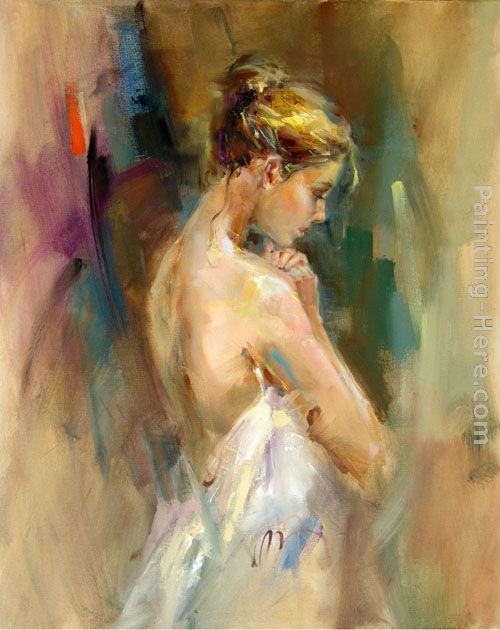 500x630 Anna Razumovskaya Silent Prayer Painting Framed Paintings For Sale - Girl Praying Painting