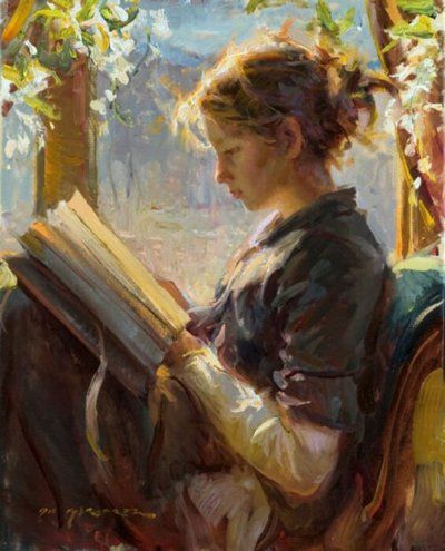 400x495 Biblio Beauties Paintings Of Women Reading Letters Amp Books - Girl Reading Painting