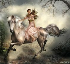 236x217 54 Best Horse Pictures Images On Horse Drawings, Horse - Girl Riding Horse Painting