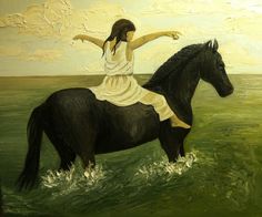 236x196 8 Best Kendra's Paintings Images On Art Photography - Girl Riding Horse Painting