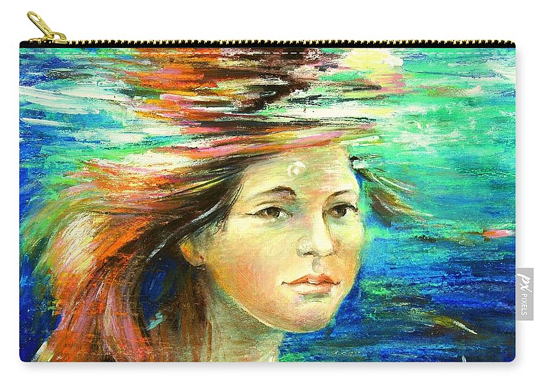 800x570 Girl Underwater From The Naiad Series Modern Painting - Girl Underwater Painting