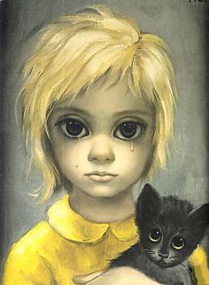 236x321 32 Best Margaret Keane Art Images On Keane Big Eyes - Girl With Big Eyes Painting