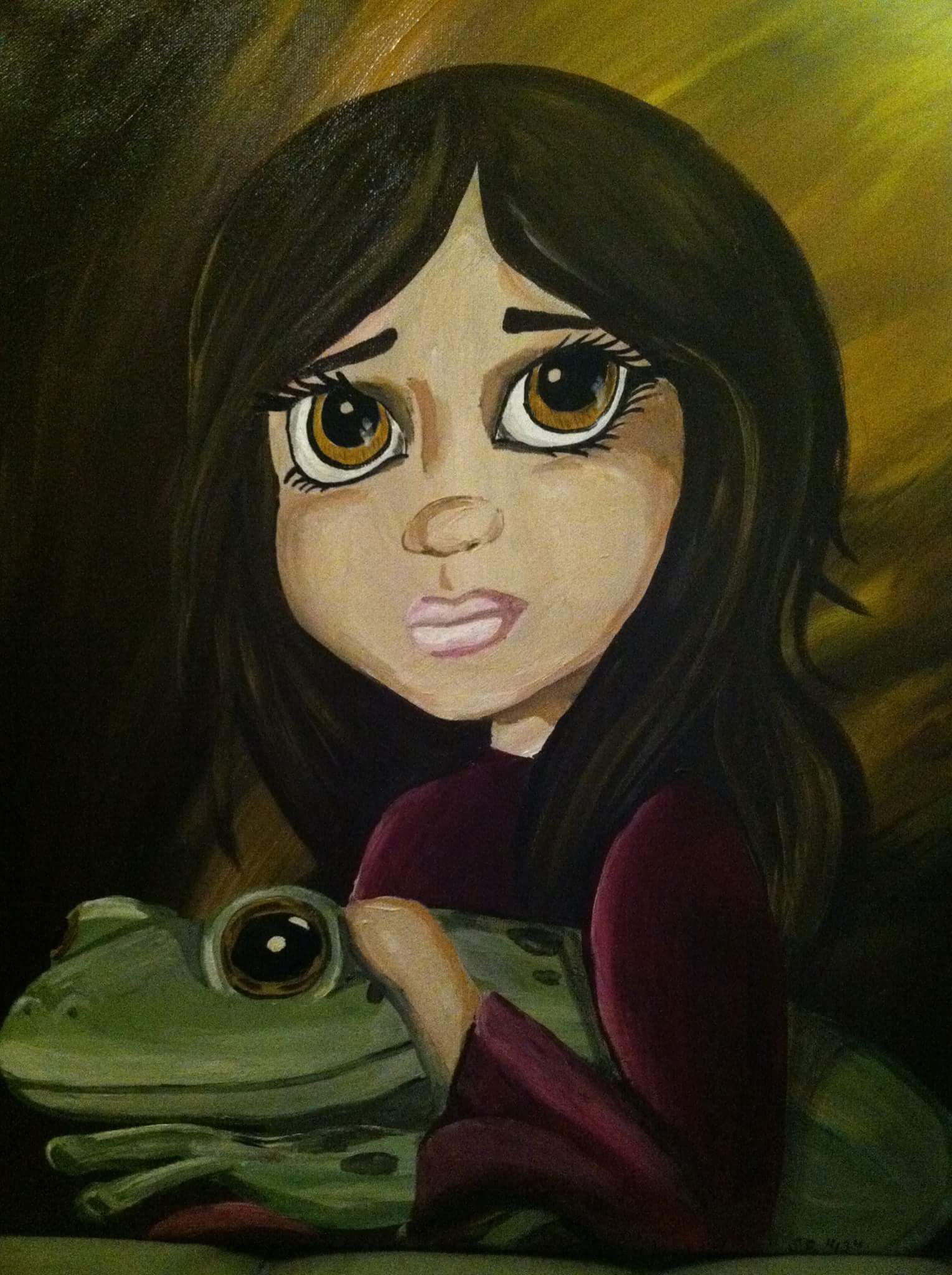 1529x2048 The Smartteacher Resource Margaret Keane Big Eye Art!! - Girl With Big Eyes Painting