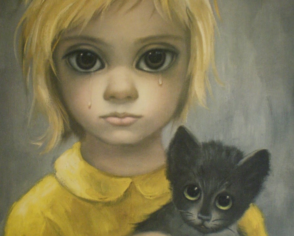 Have big eyes. Margaret Keane картины.