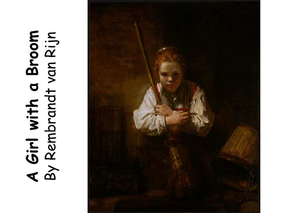 960x720 Packet - Girl With Broom Painting