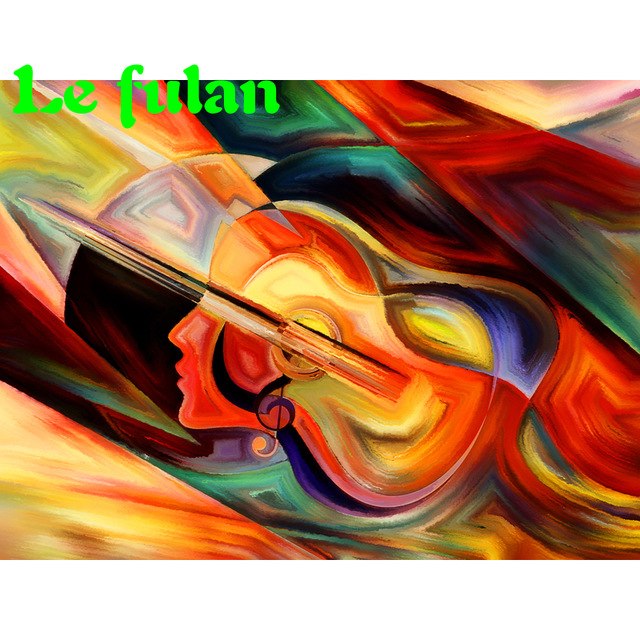 640x640 Full Diamond Embroidery Guitar And Woman Diy Diamond Painting - Girl With Guitar Painting