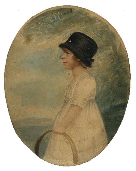 478x600 Girl With A Hoop - Girl With Hoop Painting