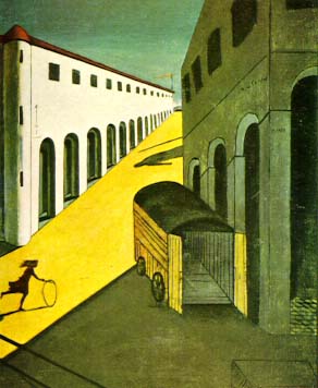 292x356 Dechirico2 - Girl With Hoop Painting