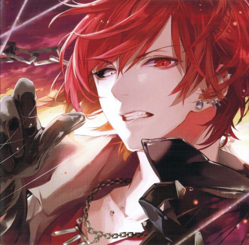 500x492 Anime Boy Red Hair Painting - Girl With Red Hair Painting