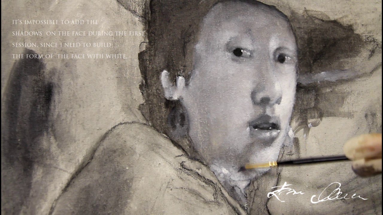 1280x720 Painting Johannes Vermeer's Girl With A Red Hat - Girl With Red Hat Painting