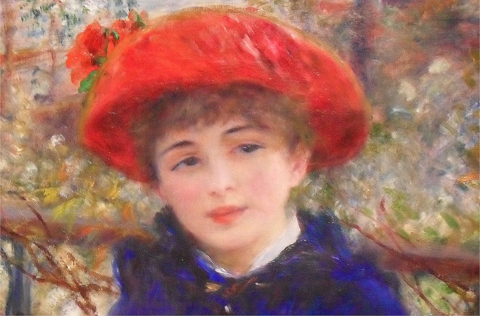 Girl With Red Hat Painting at Explore collection