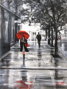 236x314 272 Best The Red Umbrella Images On Umbrellas, Red - Girl With Red Umbrella Painting