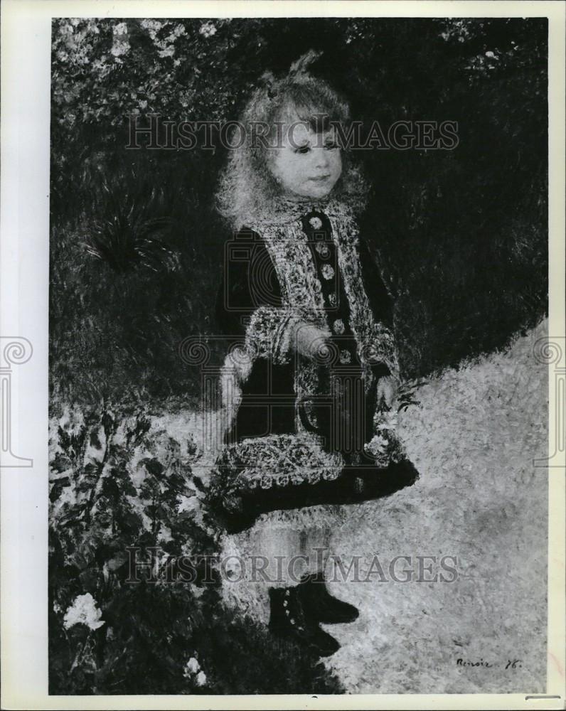 Girl With Watering Can Painting