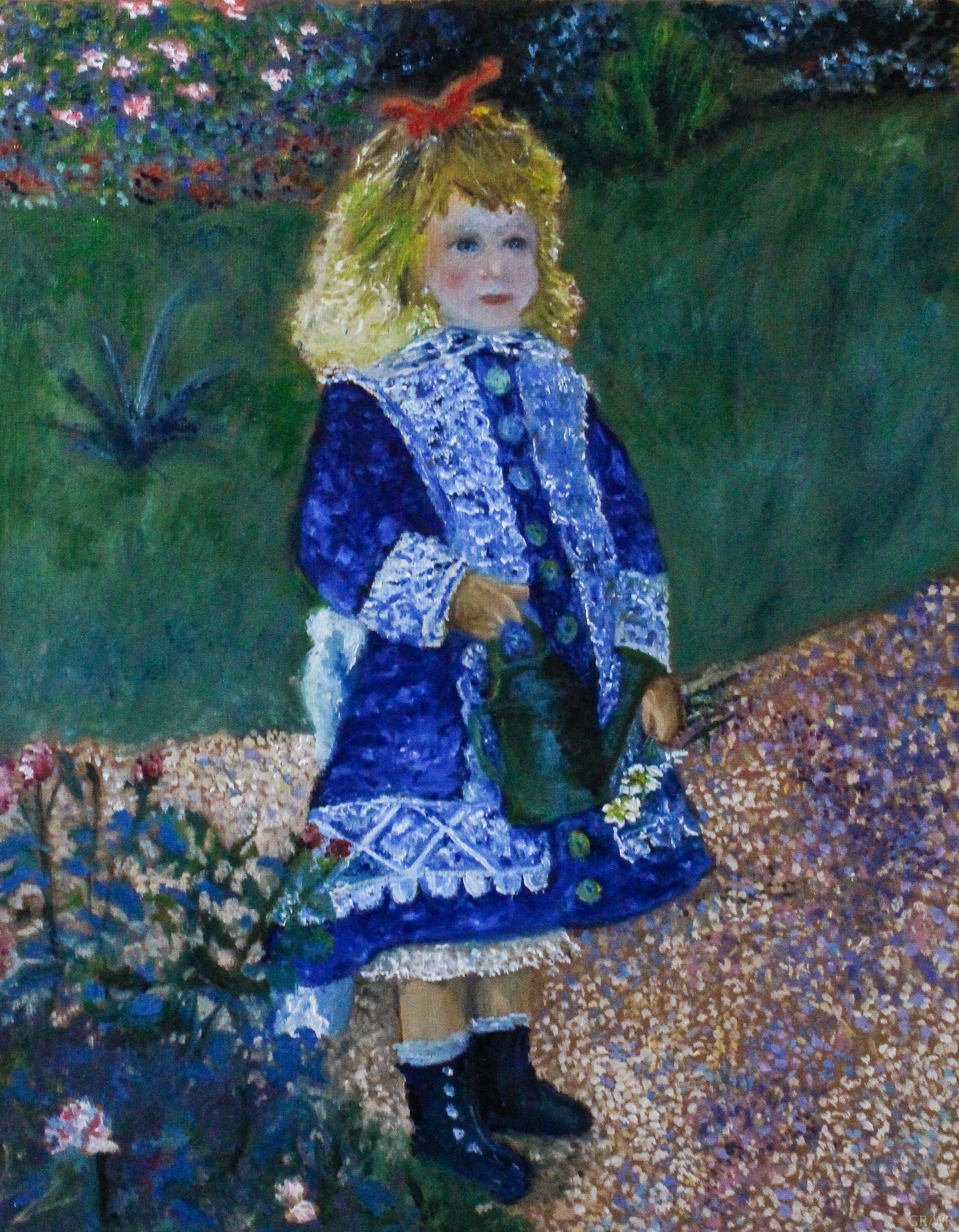 2483x3191 Valentines Present For Wife 11x14 Renoir Girl - Girl With Watering Can Painting