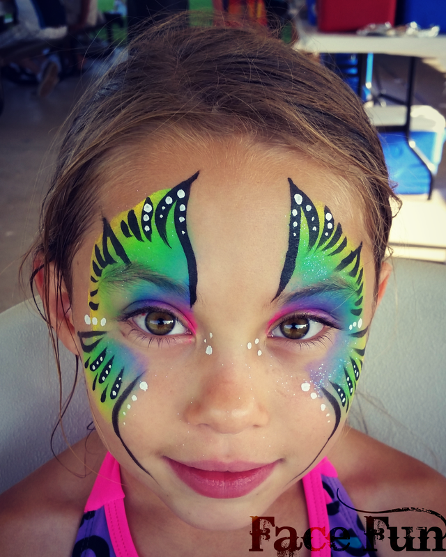 640x800 Girls Face Painting Portfolio Face Fun - Girls Face Painting